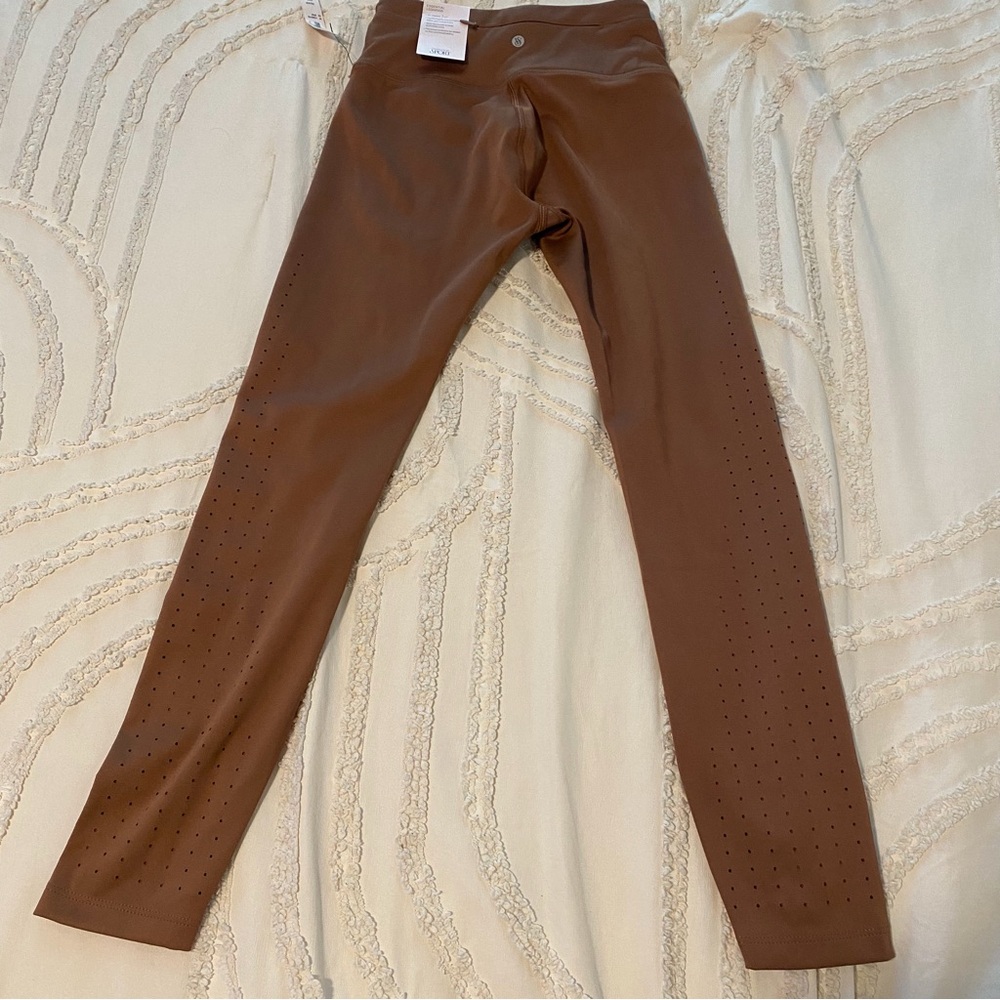 High-Waist Seamless Leggings - Brown - Picture 5 of 8